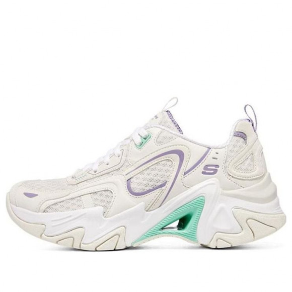 (WMNS) Skechers Stamina V3 'White Purple Green' - 896181-WMLT