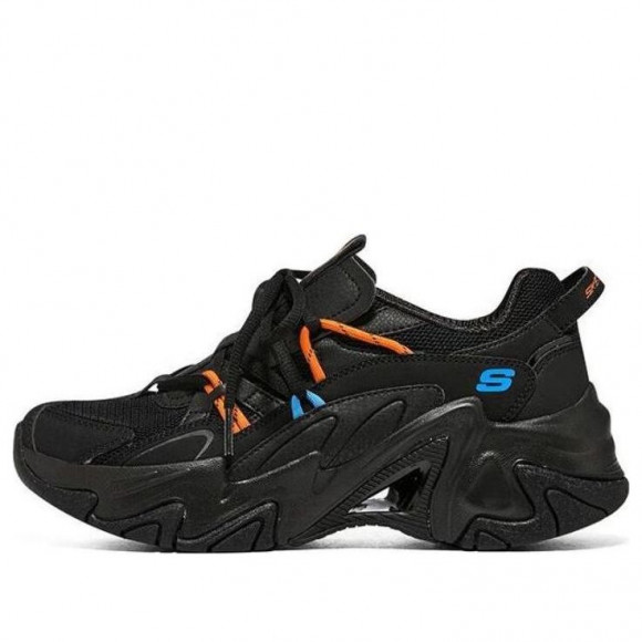 (WMNS) Skechers Stamina V3 'Black Orange Blue' - 896228-BBK