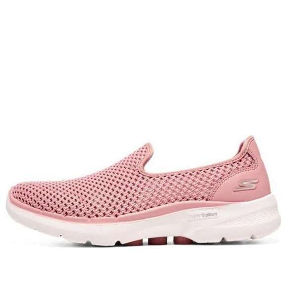 (WMNS) Skechers Go Walk 6 Shoes 'Pink White' - 896231-LTPK