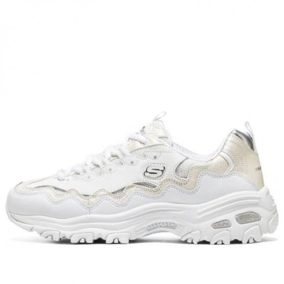 (WMNS) Skechers D'lites 1.0 Marathon Running Shoes 'White' - 896242-WHT