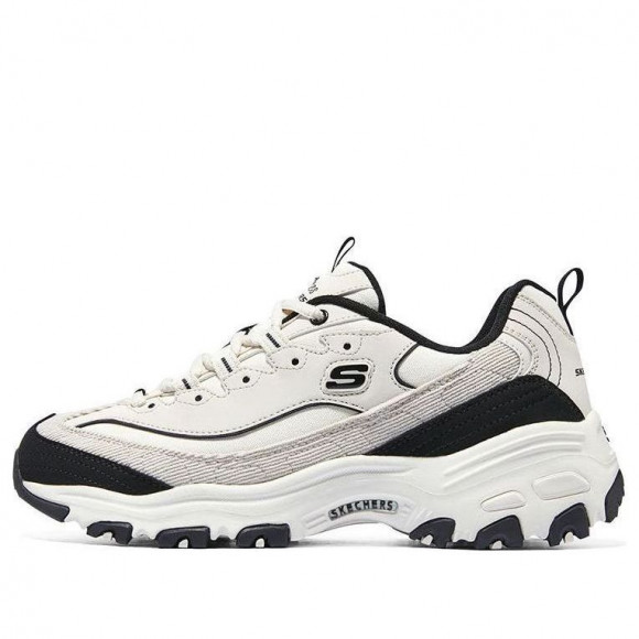 (WMNS) Skechers Arch Fit D'lites 'White Black' - 896264-NTBK