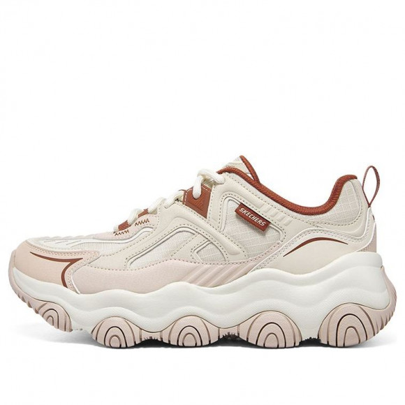 (WMNS) Skechers D'lites 1.0 Sneakers 'Beige Pink' - 896265-NTBR