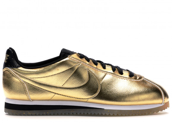 nike cortez peach and gold