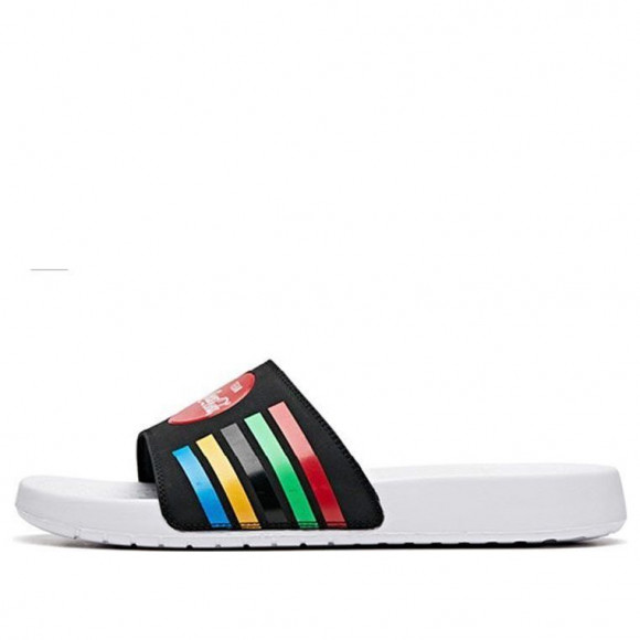 ANTA x Coca Cola Outdoors Slides 'Black Multi-Color' - 912036966-8