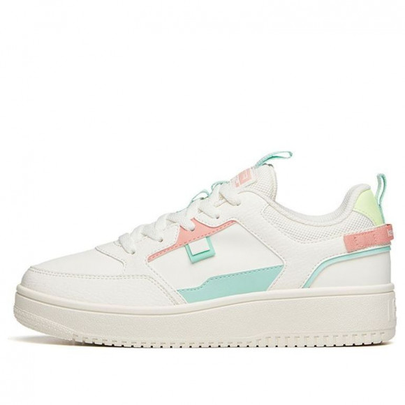 (WMNS) ANTA Casual Skate Shoes 'White Green Pink' - 922018061-25