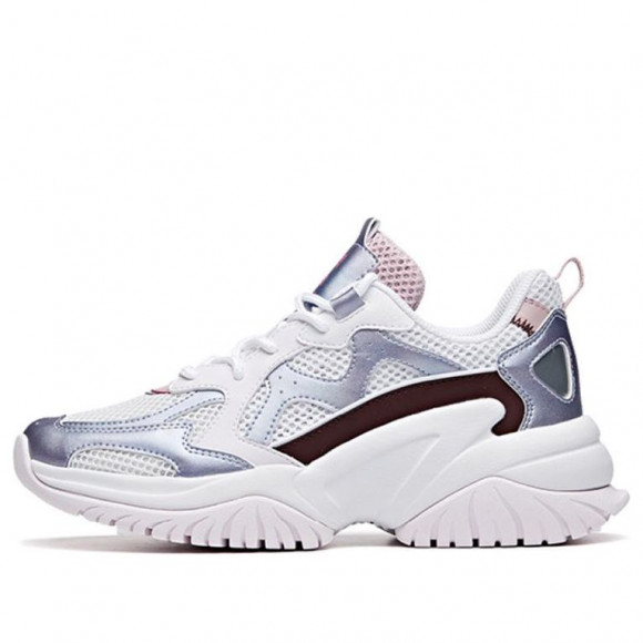 (WMNS) ANTA Training Shoes 'White Metallic Silver Black' - 922027033-1