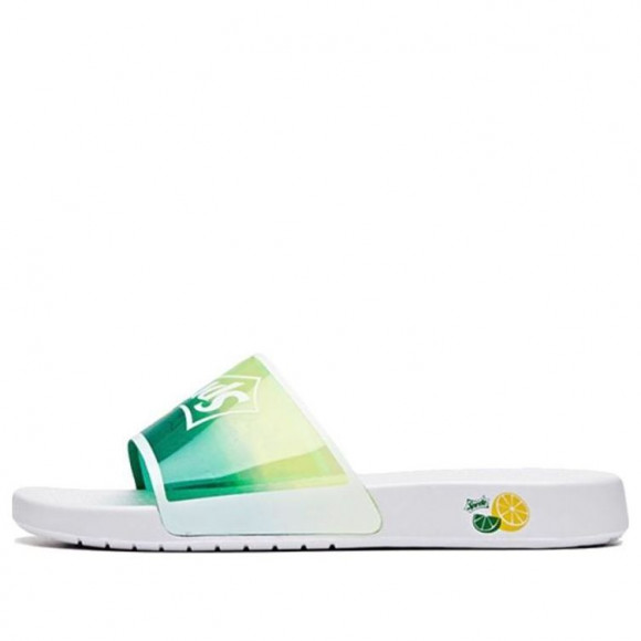 (WMNS) ANTA x Sprite Outdoors Slides 'White Green' - 922036963-4