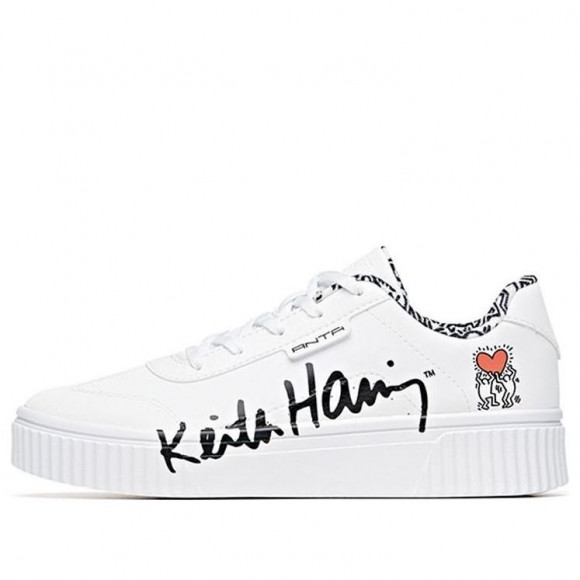 (WMNS) ANTA x Keith Haring Skate Shoes 'White' - 922038023-10