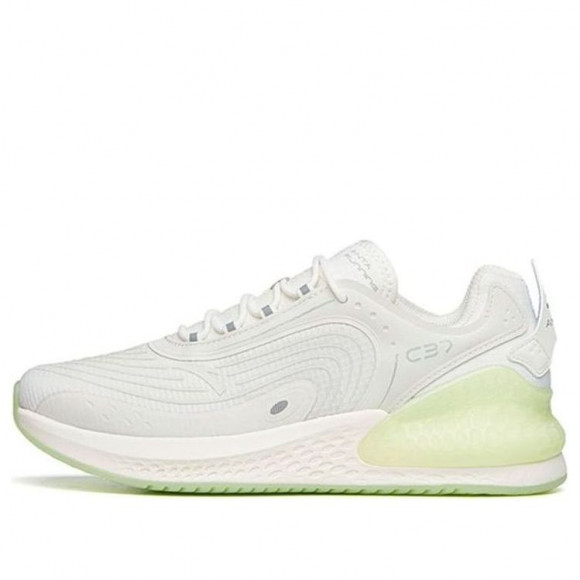 (WMNS) ANTA Running Series C37+ Shoes 'White Fluorescent Green' - 922045537-7