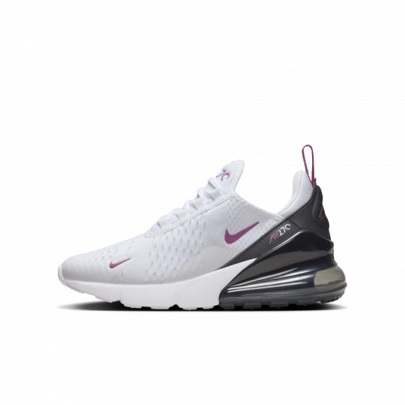 Chaussure Nike Air Max 270 pour ado - Blanc - 943345-120