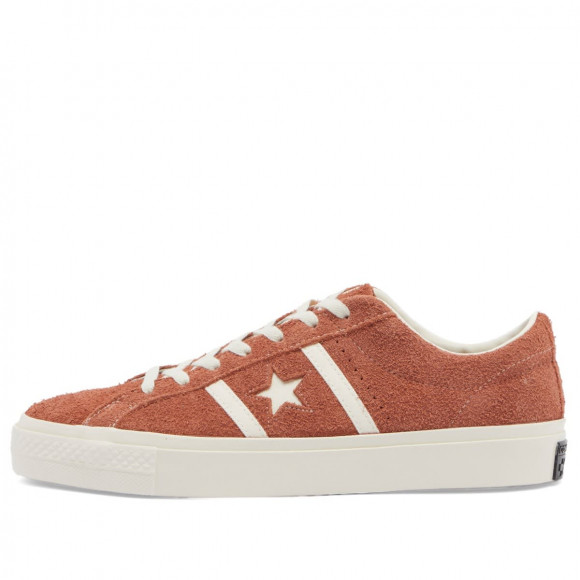 converse Art One Star Academy Pro Vintage Suede Sneakers in In A Nutshell/Egret/Black - A08491C