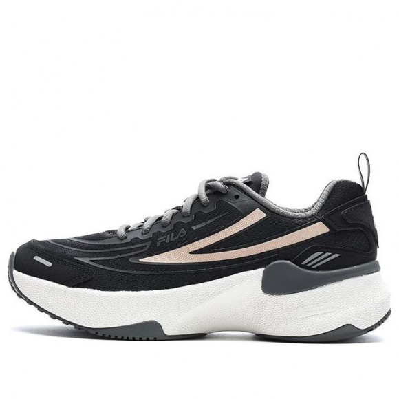 (WMNS) FILA Flow Running Shoes 'Core Black Pink' - A12W311105FBK