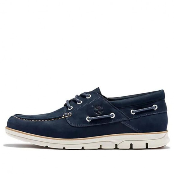 Timberland Bradstreet 3-Eye Boat Shoes 'Navy' - A1HCX019