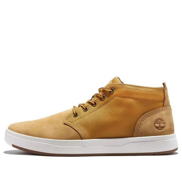 Timberland Davis Square Chukka Leather and Fabric Boots 'Wheat' - A1OI3231