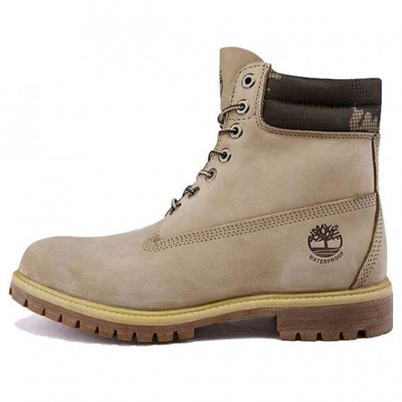 Timberland 6 Inch Premium Waterproof Wide-Fit Boots 'Off White Nubuck' - A1QRD