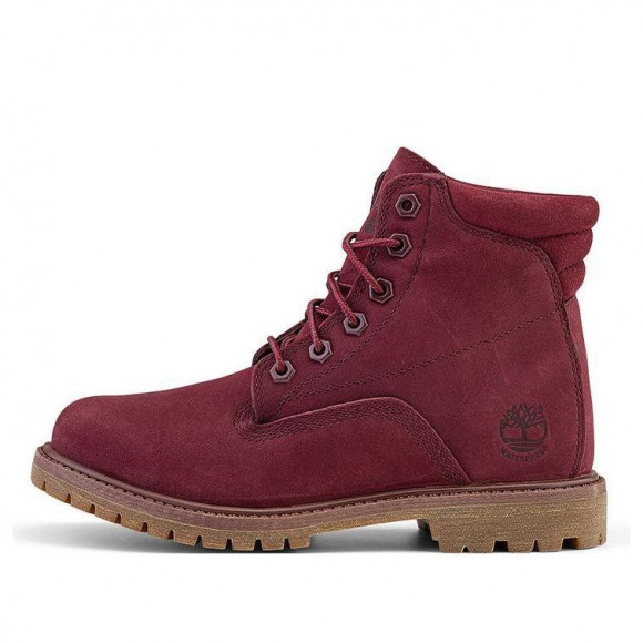 (WMNS) Timberland Waterville 6-Inch Boot 'Burgundy Nubuck' - A1R2T