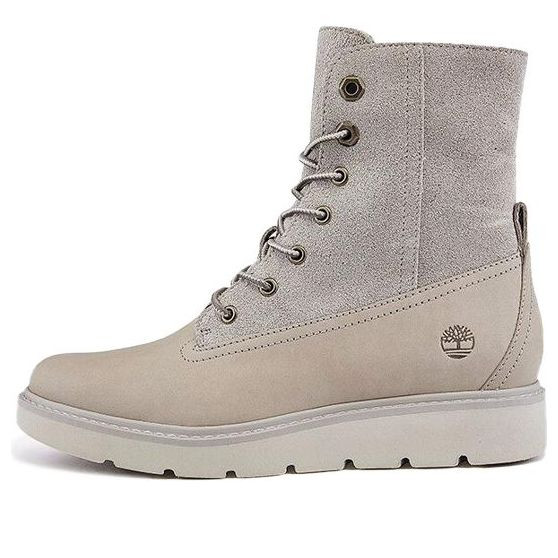 (WMNS) Timberland Auth Teddy Fleece Wide-Fit 'Winter White Nubuck' - A1S7G