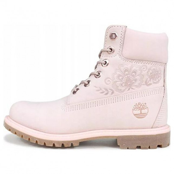 (WMNS) Timberland 6-Inch Premium Waterproof Embossed Boots 'Pink' - A1TKO