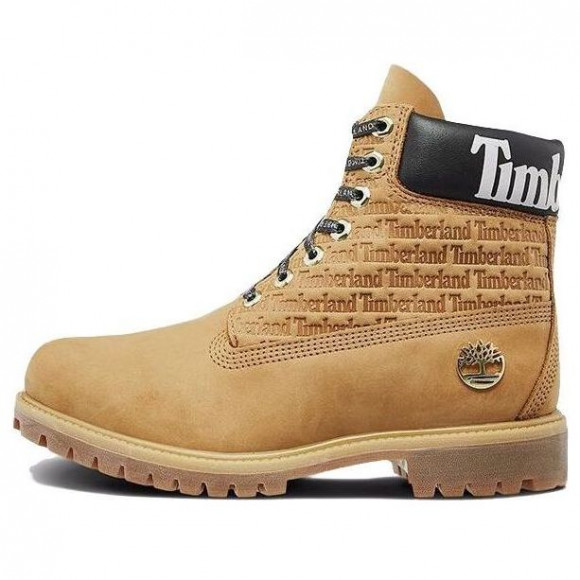 Timberland 6-Inch Premium Logo Wide-Fit Boots 'Wheat Nubuck' - A1TUU