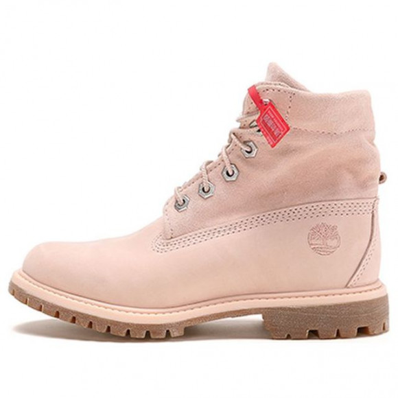 (WMNS) Timberland 6 Inch Tagged Boots 'Pale Pink' - A1W3DK28