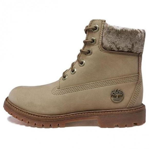 (WMNS) Timberland 6 Inch Premium Waterproof Boot 'Beige Nubuck Velvet' - A21XE