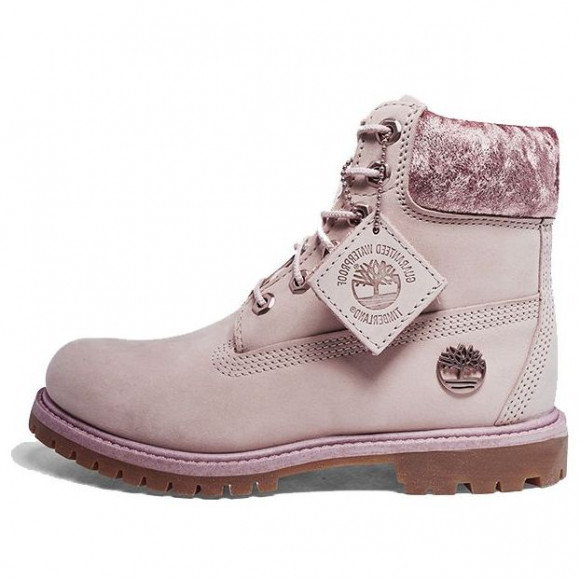 (WMNS) Timberland Premium 6 Inch Waterproof Lt 'Pink Nubuck Velvet' - A24K6