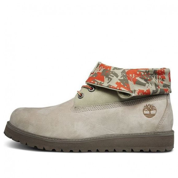 Timberland Richmont Ridge Roll Top Wide-Fit Boots 'Beige Green Red Camouflage' - A29JJW