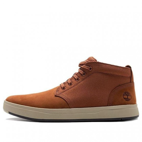 Timberland Davis Square Leather and Fabric Chukka Boot 'Rust Nubuck' - A29S6MF13