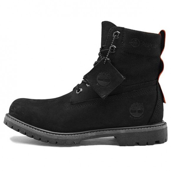 (WMNS) Timberland Rebotl 6 Inch Wide-Fit Boot 'Black Nubuck' - A2AZ8