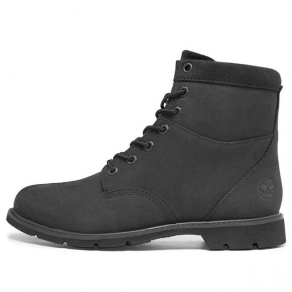 (WMNS) Timberland Campton Waterproof 6 Inch Wide-Fit Boot 'Black Nubuck' - A2D7GW