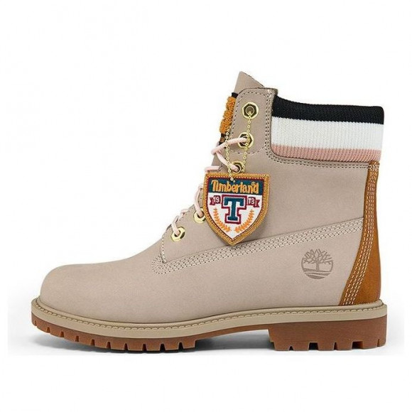 (WMNS) Timberland Premium 6 Inch Heritage Cupsole Boots 'Light Taupe Nubuck' - A2GA4W