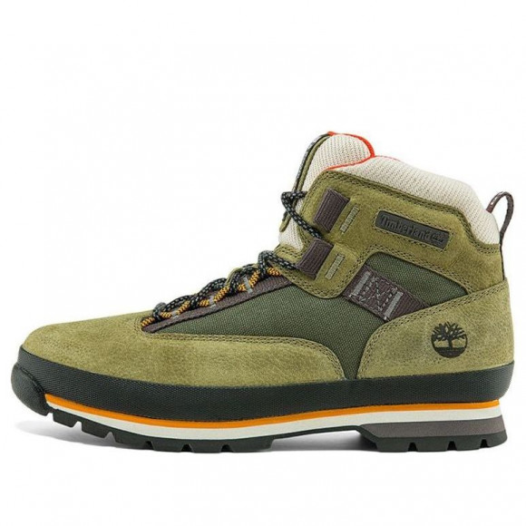 Timberland Euro Hiker Leather and Fabric Hiker 'Dark Green Nubuck' - A2H84W