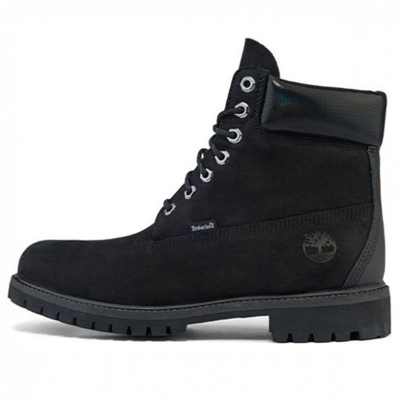 Timberland Premium 6 Inch Waterproof Wide-Fit Boot 'Black Nubuck' - A2HMVW