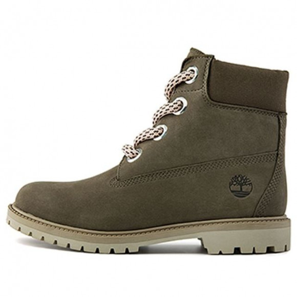 (WMNS) Timberland 6 Inch Premium Waterproof Wide Fit Boot 'Olive Nubuck' - A2J5N