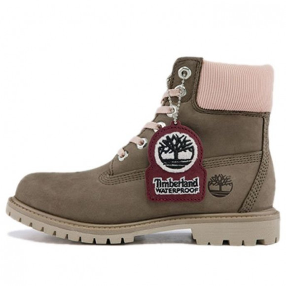 (WMNS) Timberland Premium 6 Inch Waterproof Wide Fit Boot 'Olive Nubuck' - A2J5W