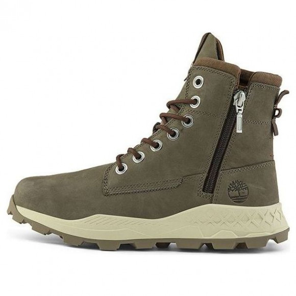 Timberland Brooklyn Side Zip Wide Fit Boots 'Dark Brown' - A2J6AW