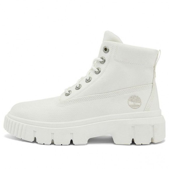 (WMNS) Timberland Greyfield Canvas Boot 'White' - A2JFQW