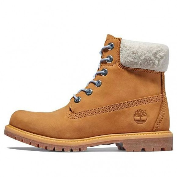 (WMNS) Timberland Premium 6 Inch Waterproof Boot 'Wheat Nubuck and Blue' - A2JRC231