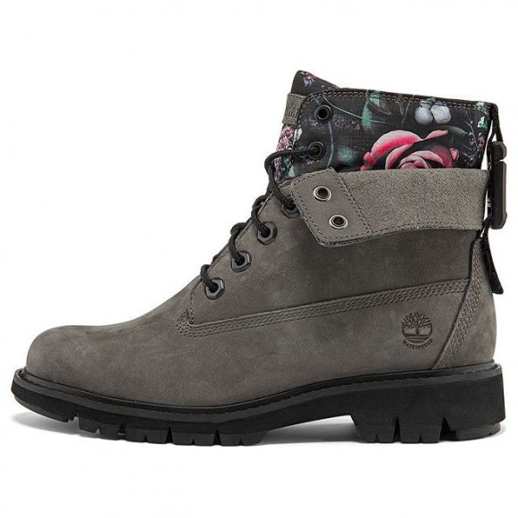 (WMNS) Timberland Lucia Way 6 Inch Waterproof Roll Top Boots 'Grey and Floral' - A2KURW