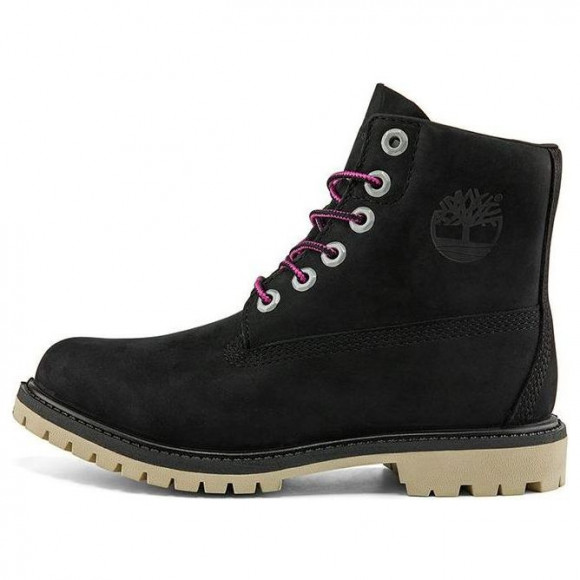 (WMNS) Timberland Paninara Collarless 6 Inch Wide Fit Waterproof Boots 'Black Nubuck' - A2M2QW