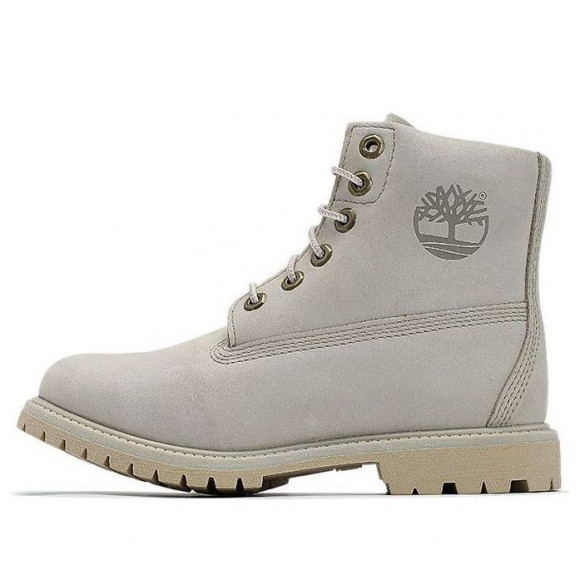 (WMNS) Timberland Paninara Collarless 6 Inch Waterproof Boots 'Light Grey Nubuck' - A2M2S071