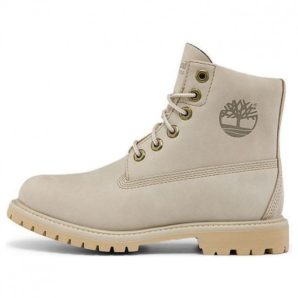 (WMNS) Timberland Paninara Collarless 6 Inch Wide Fit Waterproof Boots 'Light Grey Nubuck' - A2M2SW