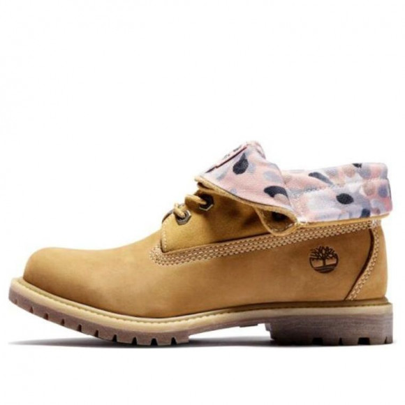 (WMNS) Timberland Roll Top Boots Basic 'Wheat with Dot Print' - A2MF6231