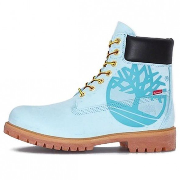 Timberland x Supreme 6 Inch Waterproof Boots 'Blue with Logo' - A2MTD