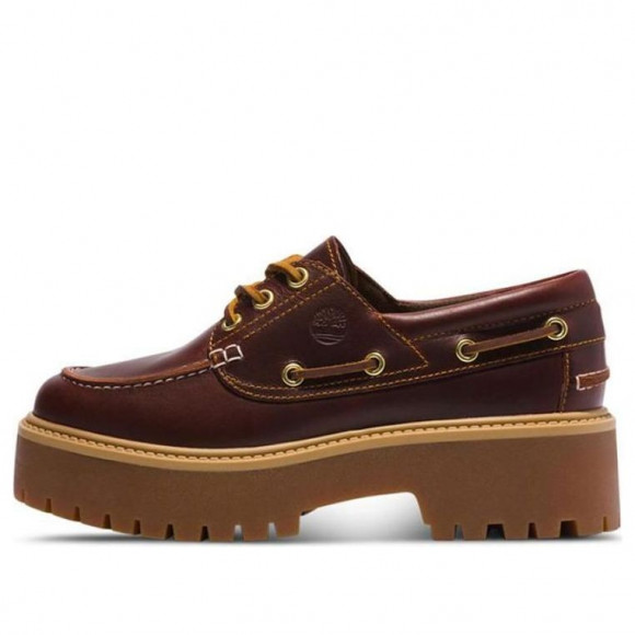 (WMNS) Timberland Premium Boat Shoes 'Brown' - A2QDMW