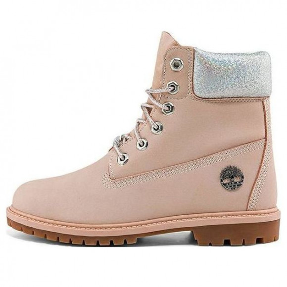 (WMNS) Timberland Heritage 6 Inch Waterproof Boots 'Light Pink Nubuck' - A2QZNW