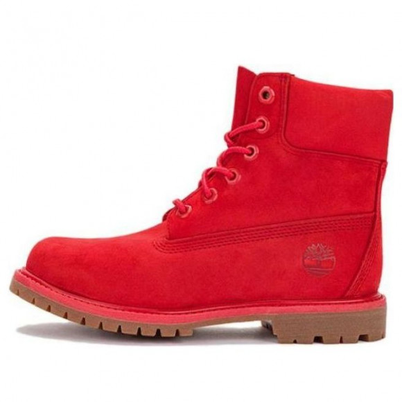 (WMNS) Timberland 50th Anniversary Edition Premium 6 Inch Waterproof Boot 'Medium Red Nubuck' - A2R6B