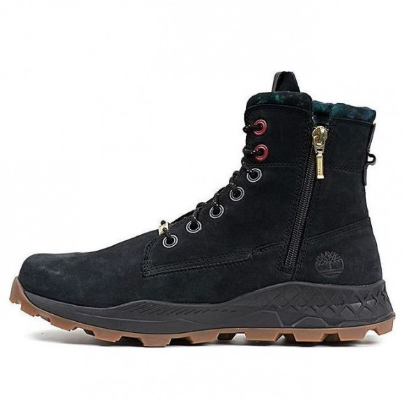 Timberland Brooklyn Side Zip Boots 'Black Nubuck' - A41AEW