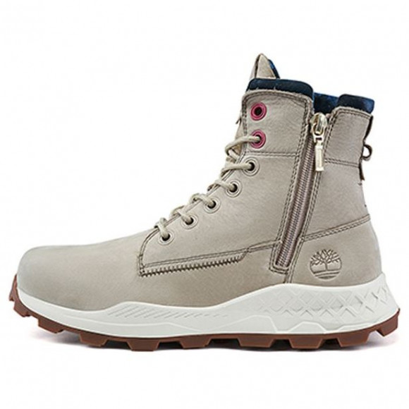 Timberland Brooklyn Side Zip Boots 'Beige Nubuck' - A41AMW