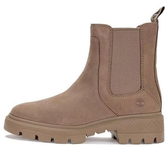 (WMNS) Timberland Cortina Valley Chelsea Boots 'Taupe Nubuck' - A41EW